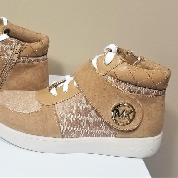 Authentic Michael Kors Sneaker Shoes, High-Tops, Size 5 - New Without Box - Picture 4 of 12
